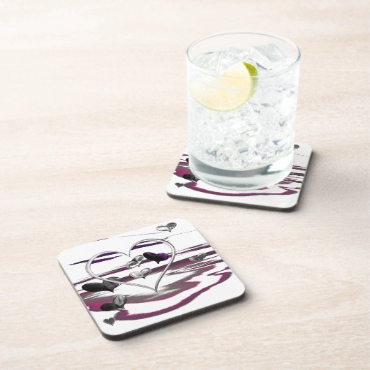 futuristische Romance Bier Onderzetter (Rechterzijde)