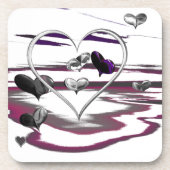 futuristische Romance Bier Onderzetter (Voorkant)