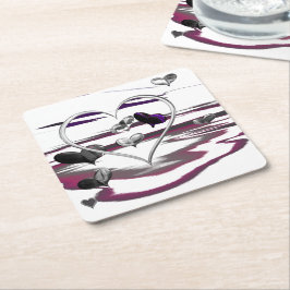 futuristische Romance Kartonnen Onderzetters