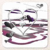 futuristische Romance Kartonnen Onderzetters (Voorkant)