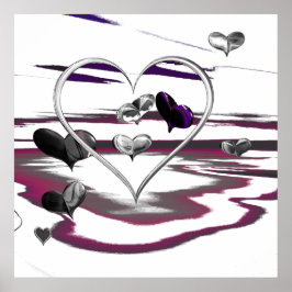 futuristische Romance Poster