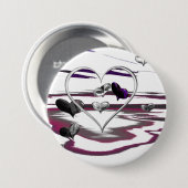 futuristische Romance Ronde Button 7,6 Cm (Voorkant /achterkant)