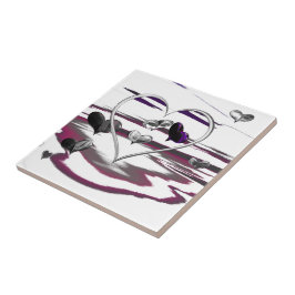 futuristische Romance Tegeltje