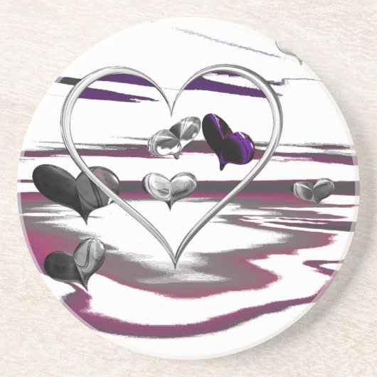 futuristische Romance Zandsteen Onderzetter (Voorkant)