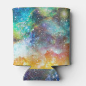 Futuristische ruimte, sterrennevel achtergrond. blikjeskoeler (Achterkant)