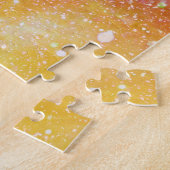 Futuristische ruimte, sterrennevel achtergrond. legpuzzel (Zijkant)