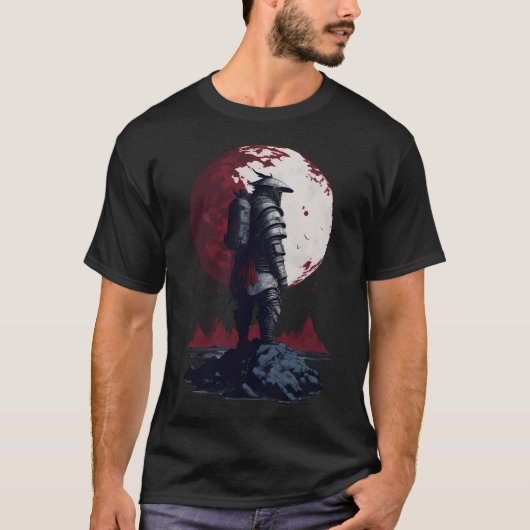 FUTURISTISCHE SAMURAI T-SHIRT (Voorkant)