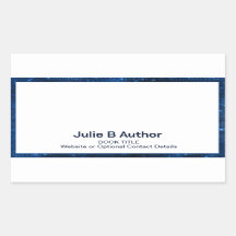 Futuristische Sci Fi Blue Border Auteur Boek Bord