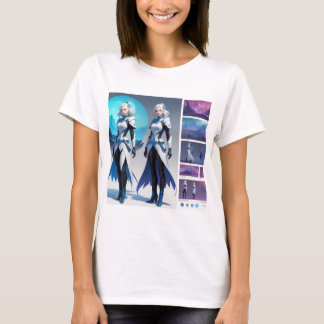 Futuristische Sci-Fi Fantasy Art | heldin T-shirt