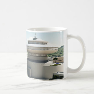 Futuristische sci-Fi-townscape Koffiemok