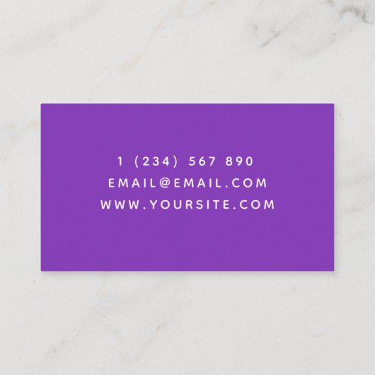 Futuristische softwareontwikkelaar Retro City Land Visitekaartje (Achterkant)