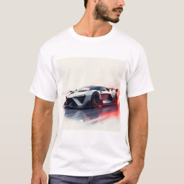 Futuristische sportwagen – Slank AI-ontwerp T-shirt