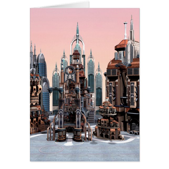 Futuristische stad (Voorkant)