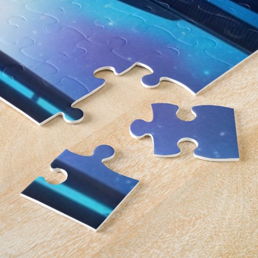 Futuristische stad 3 legpuzzel (Zijkant)