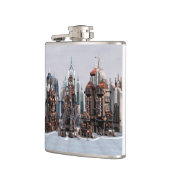 Futuristische stad heupfles (Links)