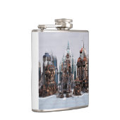 Futuristische stad heupfles (Rechts)