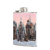 Futuristische stad heupfles (Links)