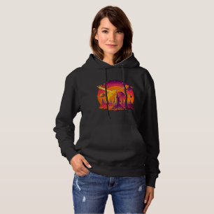 Futuristische stad hoodie