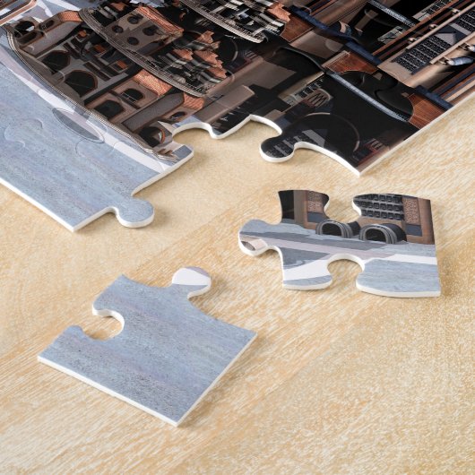 Futuristische stad legpuzzel (Zijkant)