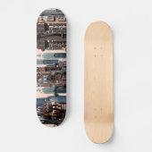 Futuristische stad skateboard (Voorkant)