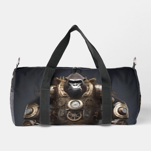 Futuristische Steampunk Gorilla, Plunjezak (Achterkant)