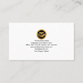 Futuristische, stijlvolle veelhoek Trapezium-webco Visitekaartje (Achterkant)