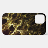 Futuristische Stippen Wave: Dynamische achtergrond Case-Mate iPhone Case (Achterkant (horizontaal))