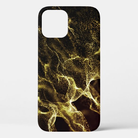 Futuristische Stippen Wave: Dynamische achtergrond Case-Mate iPhone Case (Achterkant)