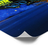 Futuristische Street Racer GTR Art Print (Hoek)