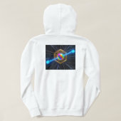 Futuristische T-shirt geometrische kunst Sci-Fi Fa (Design achterkant)