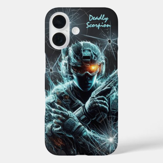 Futuristische Tactical Soldier Gamer Case-Mate iPhone Case (Achterkant)
