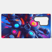Futuristische Tech Orb Samsung Galaxy S22 Ultra Ho Hoesje (Achterkant horizontaal)
