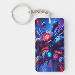 Futuristische Tech Orb Sleutelhanger   Accessoire