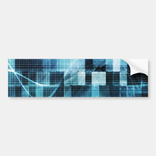Futuristische technologie bumpersticker (Voorkant)