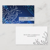 futuristische technologie | Modern Visitekaartje (Voorkant / Achterkant)