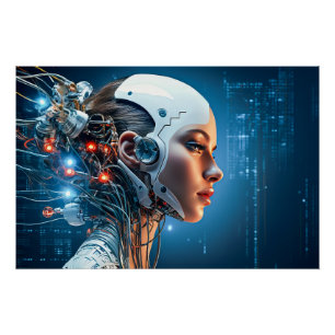 Futuristische technologie perfect poster