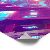 Futuristische technologiecircuit poster (Hoek)