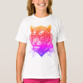 futuristische tijger t-shirt (Voorkant)
