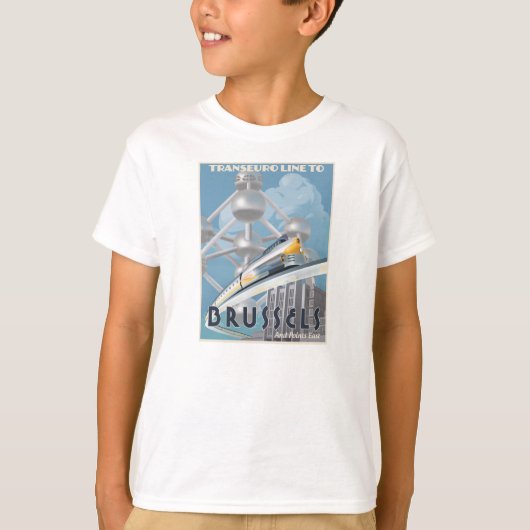 Futuristische trans-eurolijn t-shirt (Voorkant)