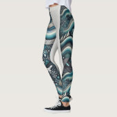 Futuristische Travel Tech Leggings – Wereldwijd (Links)
