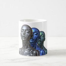 Futuristische Trio Koffiemok