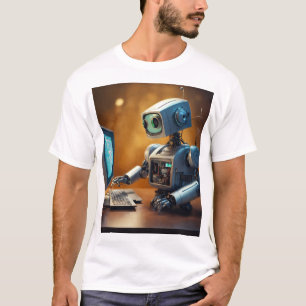 Futuristische Vibe • Robotontwerp •  Geïnspireerd  T-shirt