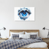 👁️ Futuristische Vision Art Print 👁️ (Insitu (Slaapkamer))