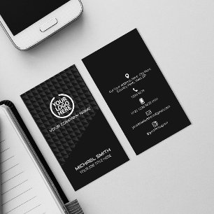 Futuristische Visitekaartje-pictogrammen voor soci Visitekaartje