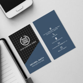 Futuristische Visitekaartje-pictogrammen voor soci Visitekaartje