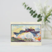  futuristische vliegmachines Kleurkunst Briefkaart (Staand voorkant)