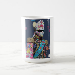 Futuristische Voxel Glitch Art Militair Officier C Koffiemok