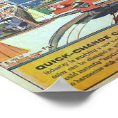  Futuristische-wetenschapsfiets Poster (Hoek)