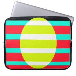 Futuristische zonsondergang laptop sleeve