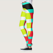 Futuristische zonsondergang leggings (Links)